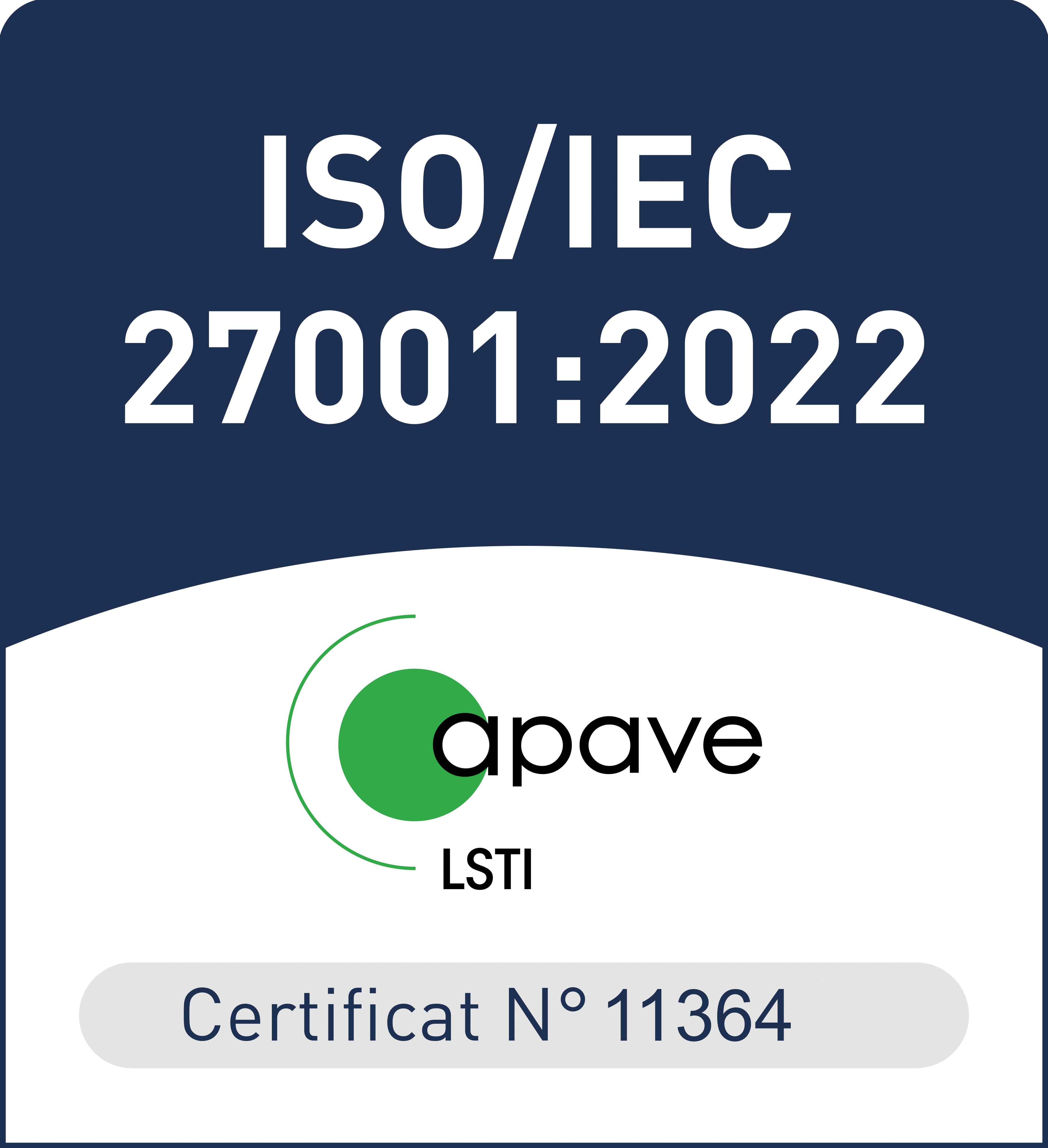 certification ISO27001