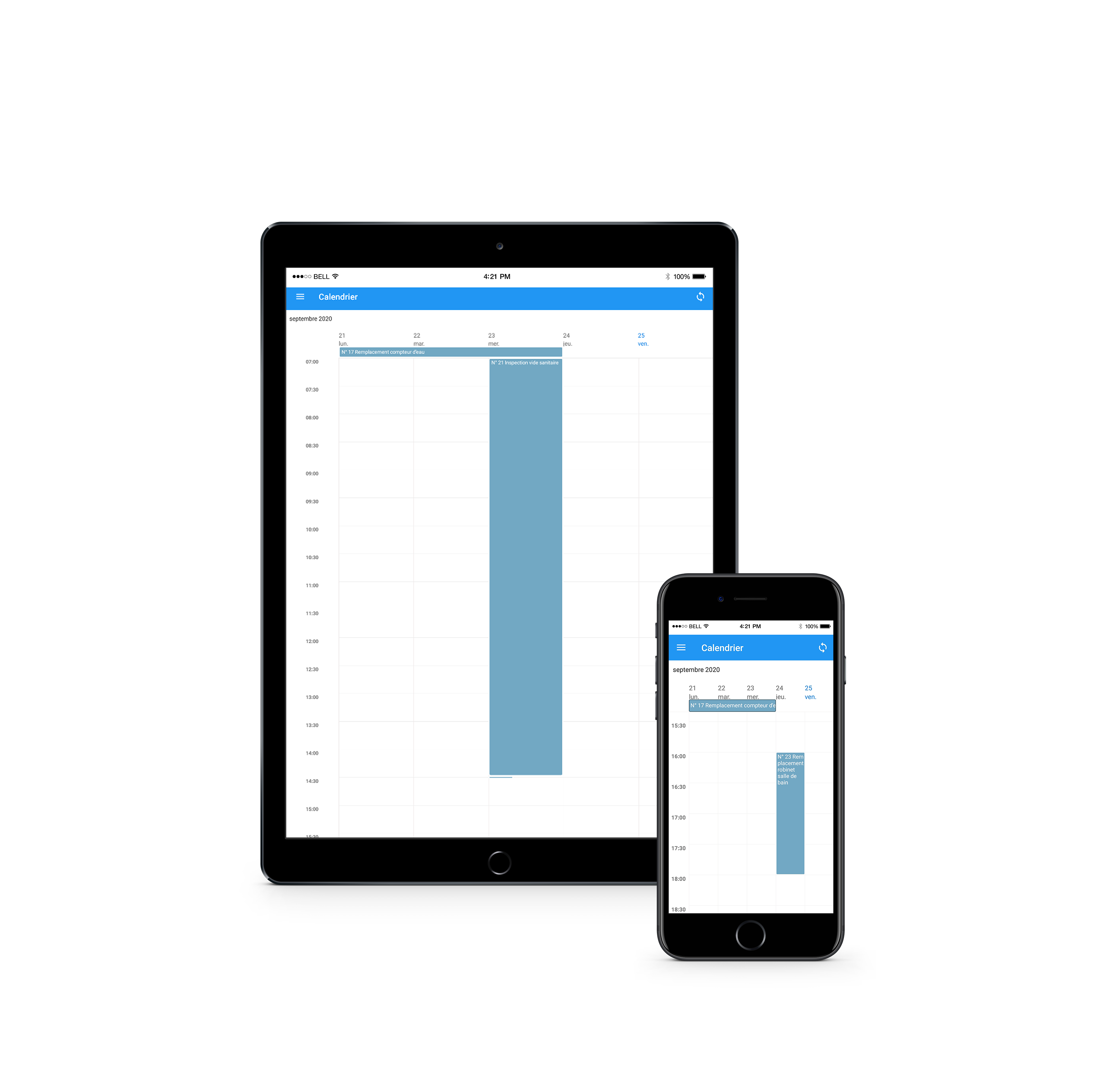 application mobile de gestion